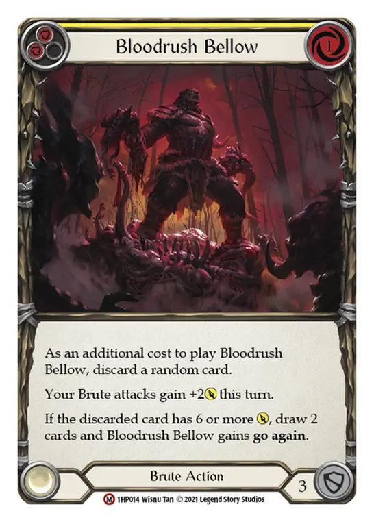 Bloodrush Bellow card image, pitch 2