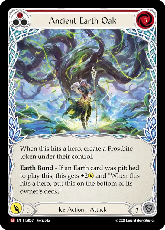 Ancient Earth Oak card image, pitch 1