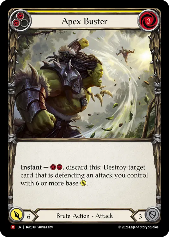 Apex Buster card image, pitch 2