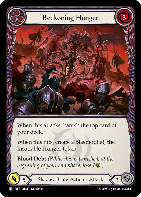 Beckoning Hunger card image, pitch 3