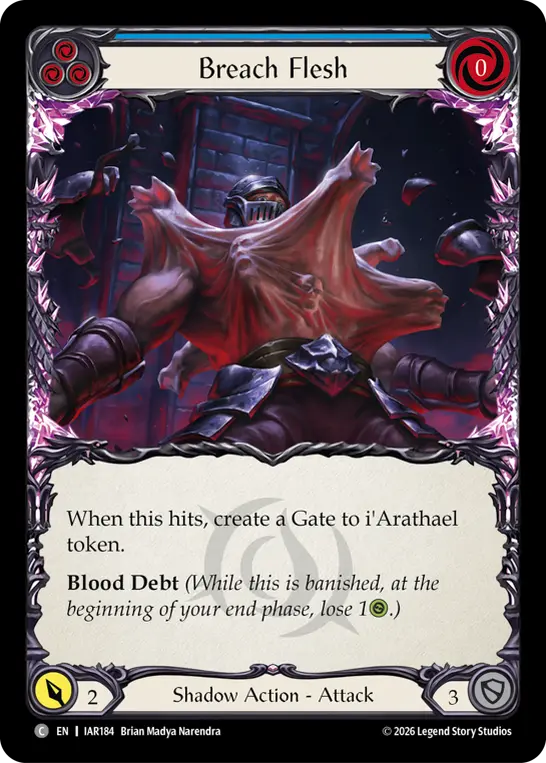 Breach Flesh card image, pitch 3