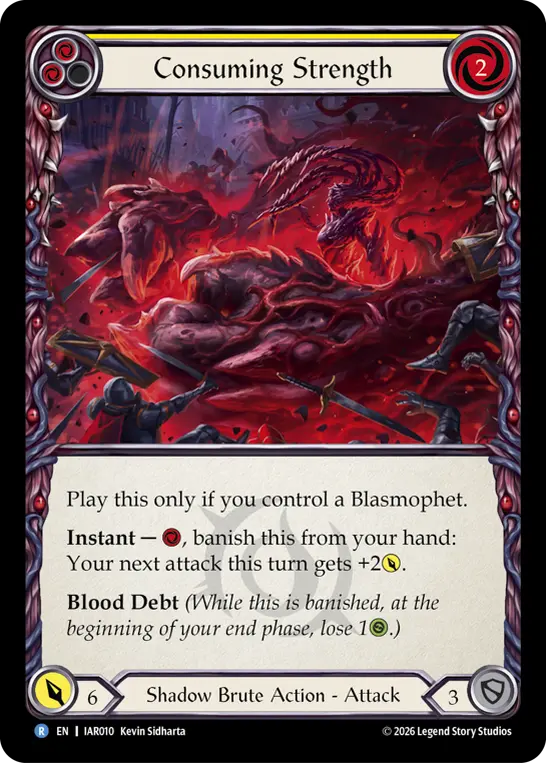 Consuming Strength card image, pitch 2