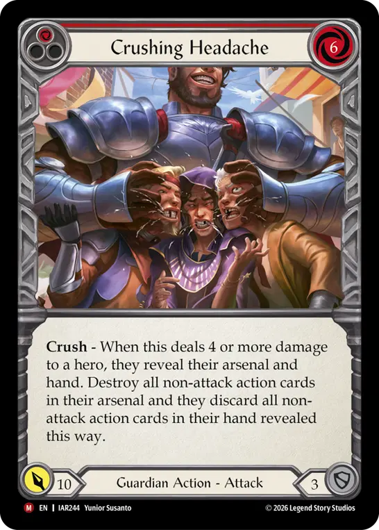 Crushing Headache card image, pitch 1