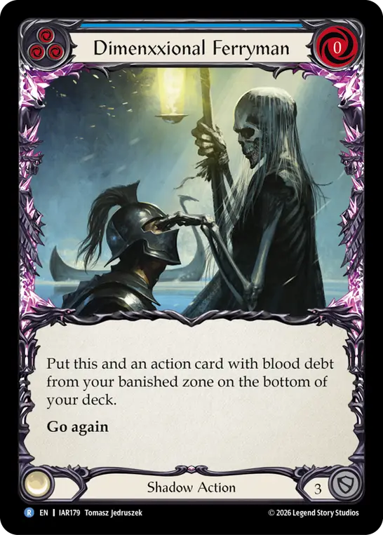 Dimenxxional Ferryman card image, pitch 3