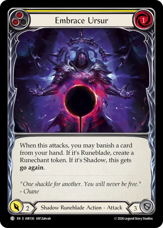 Embrace Ursur card image, pitch 2