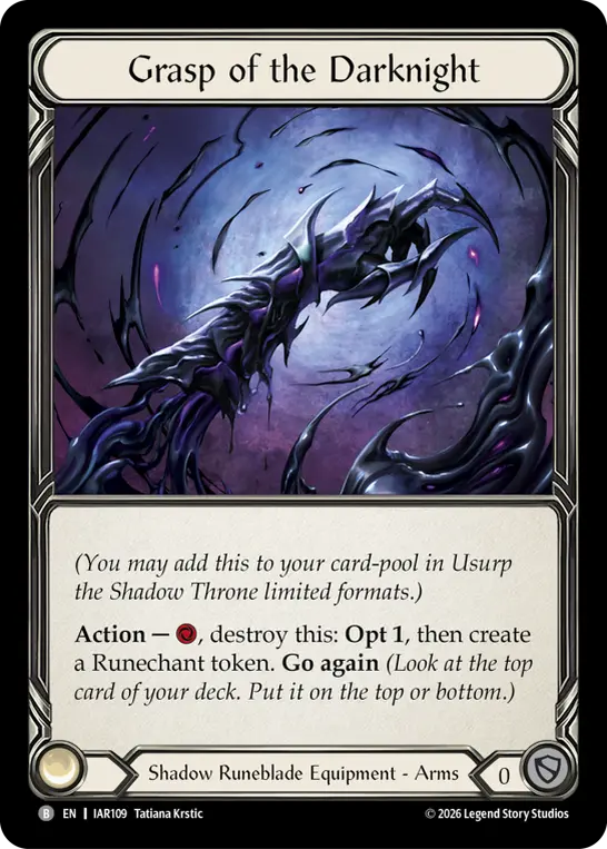 Grasp of the Darknight card image