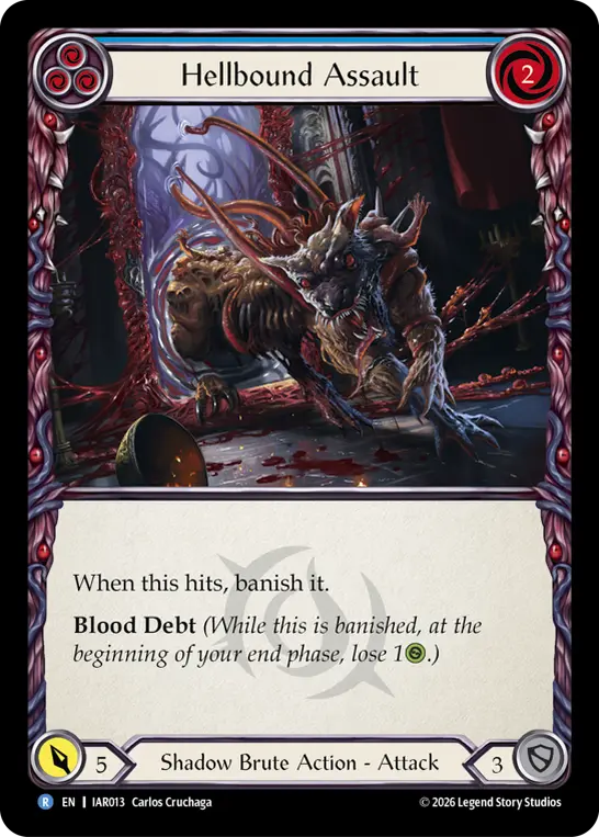 Hellbound Assault card image, pitch 3