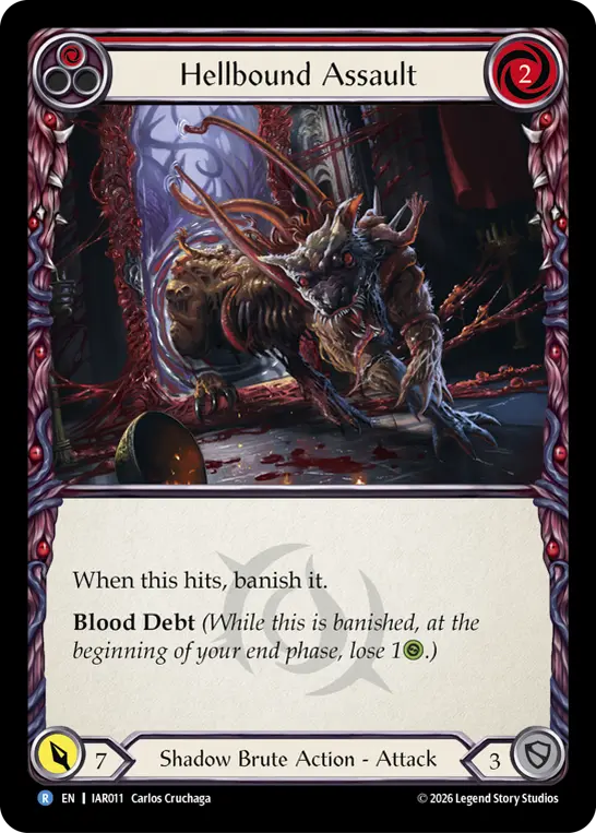 Hellbound Assault card image, pitch 1