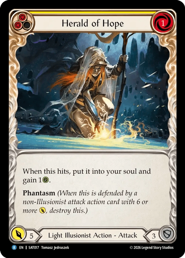 Herald of Hope card image, pitch 2