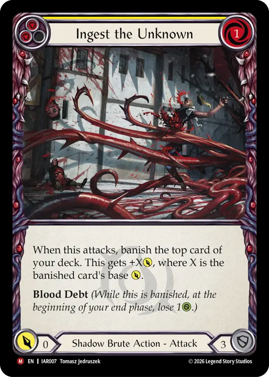 Ingest the Unknown card image, pitch 2