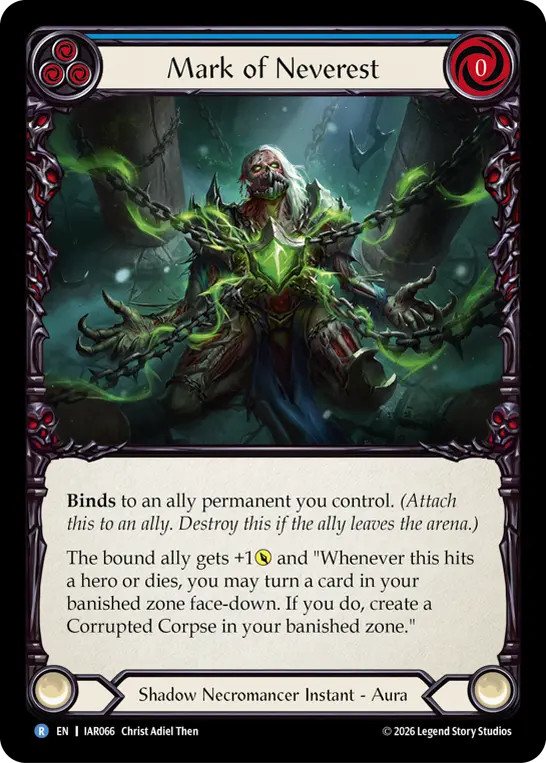 Mark of Neverest card image, pitch 3