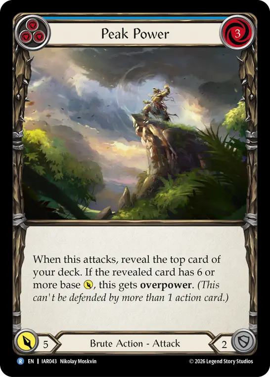 Peak Power card image, pitch 3