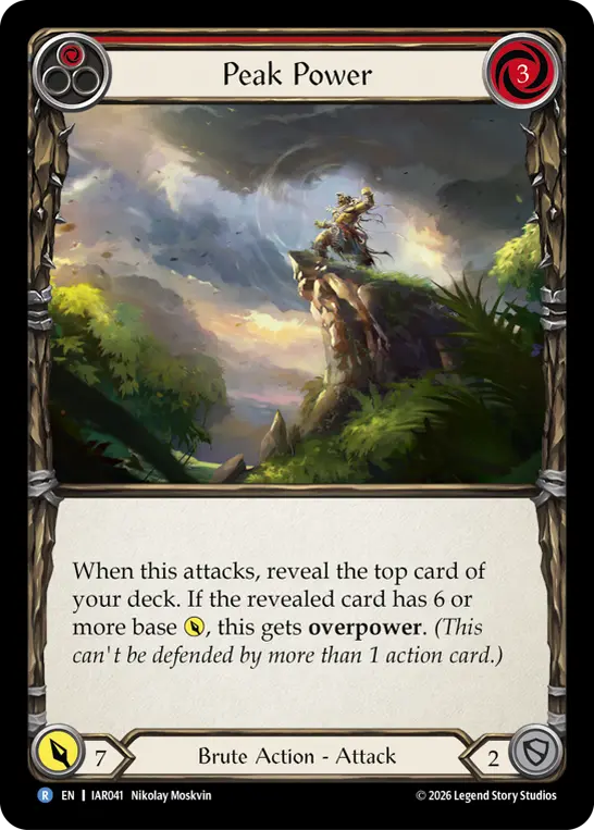 Peak Power card image, pitch 1