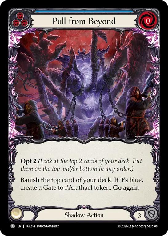 Pull from Beyond card image, pitch 3