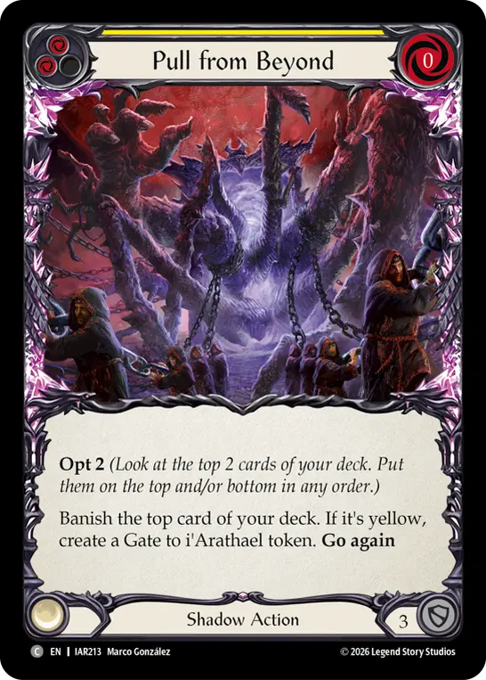 Pull from Beyond card image, pitch 2