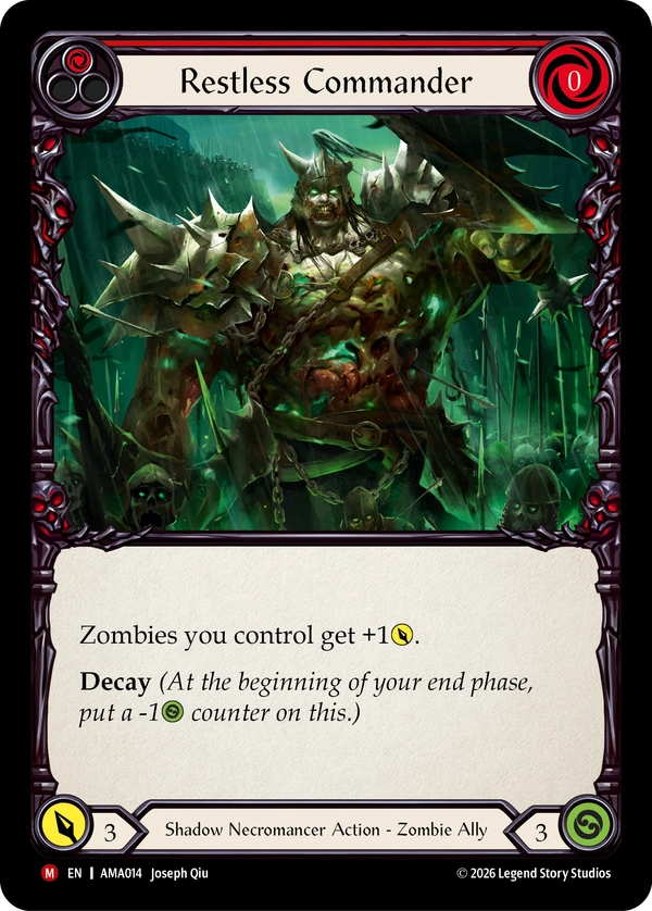 Restless Commander card image, pitch 1