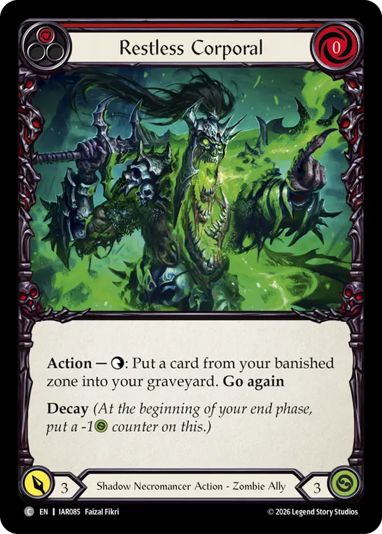 Restless Corporal card image, pitch 1