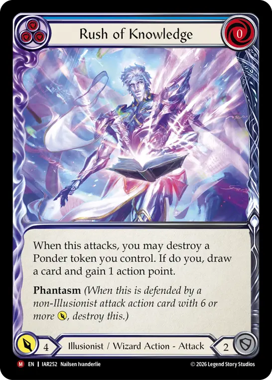 Rush of Knowledge card image, pitch 3