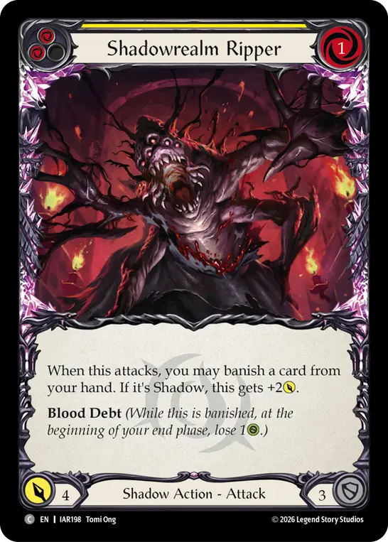 Shadowrealm Ripper card image, pitch 2
