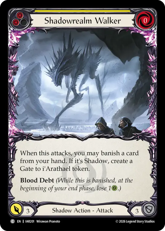 Shadowrealm Walker card image, pitch 2