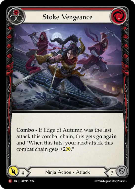 Stoke Vengeance card image, pitch 1