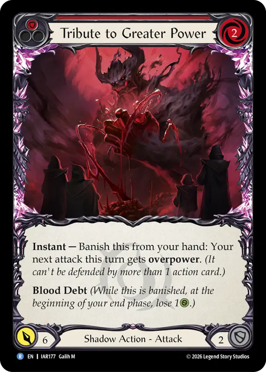 Tribute to Greater Power card image, pitch 1