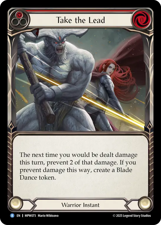 Take the Lead card image, pitch 1