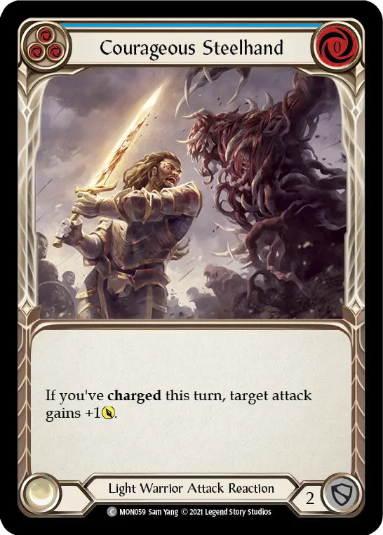 Courageous Steelhand card image, pitch 3