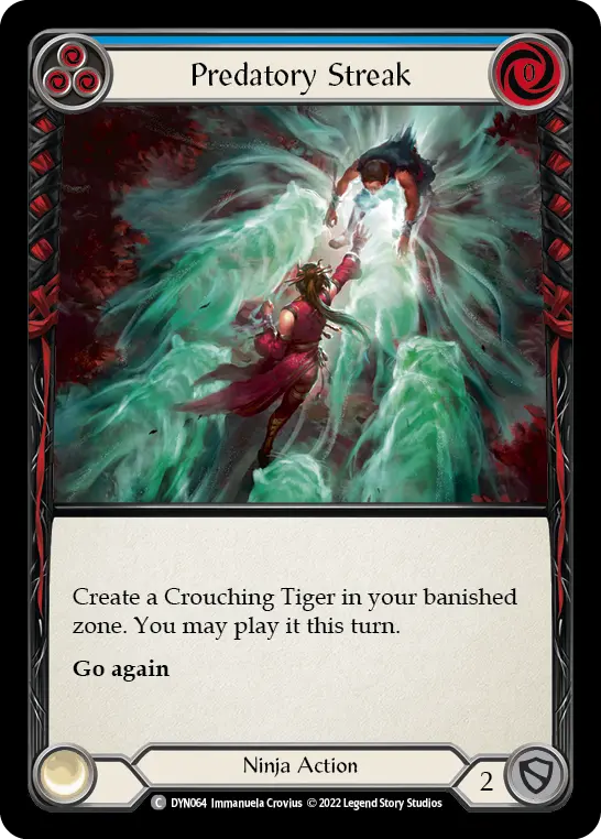 Predatory Streak card image, pitch 3