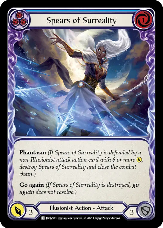 Spears of Surreality card image, pitch 3