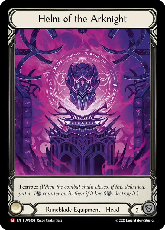 Helm of the Arknight card image