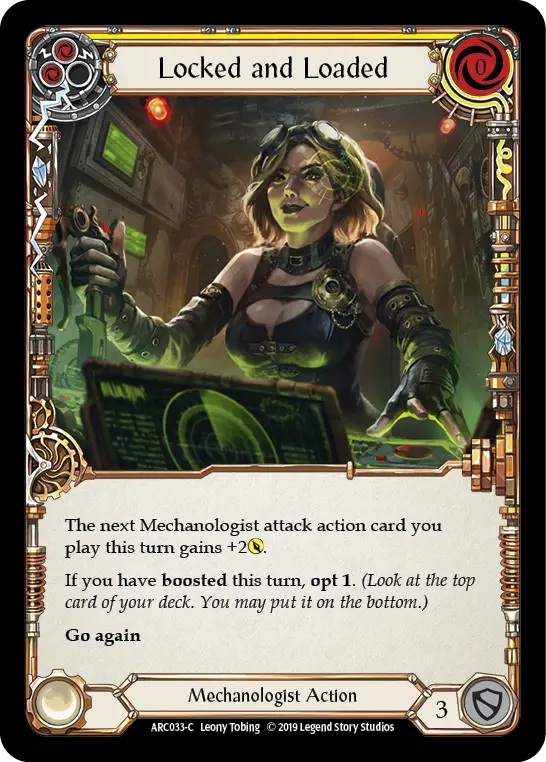Locked and Loaded card image, pitch 2