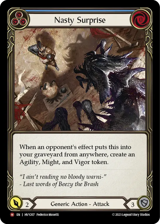 Nasty Surprise card image, pitch 3