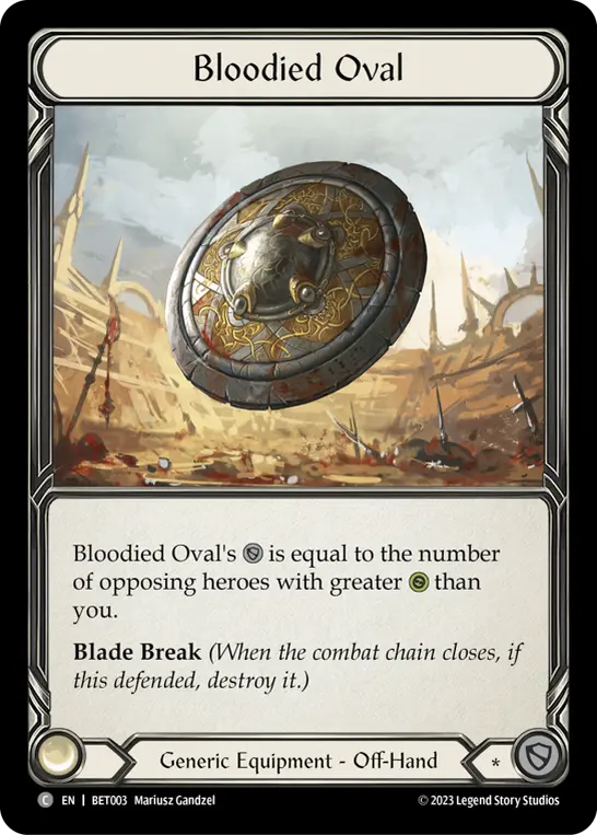 Bloodied Oval card image
