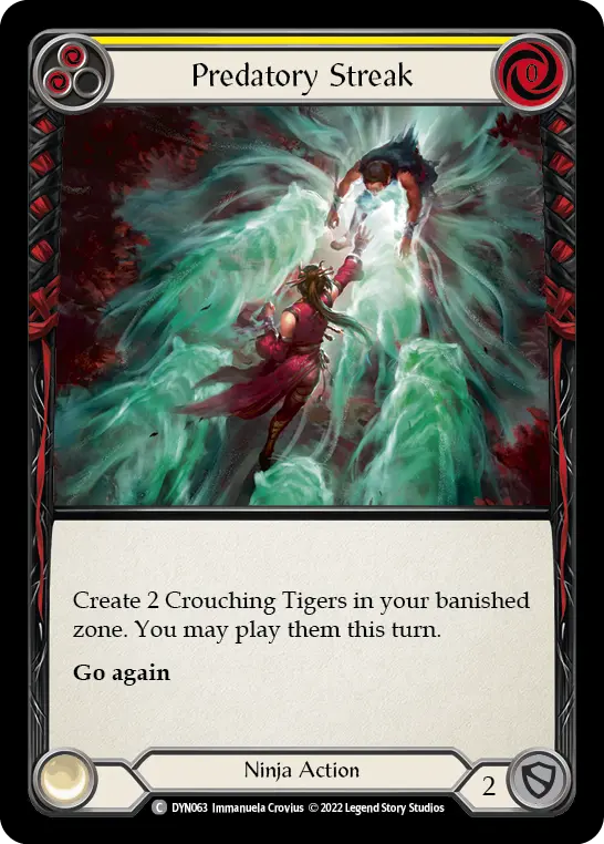 Predatory Streak card image, pitch 2