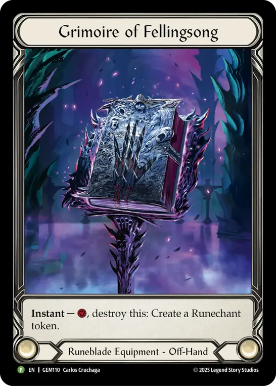 Grimoire of Fellingsong card image