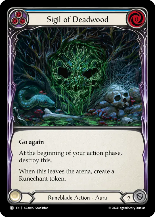 Sigil of Deadwood card image, pitch 3