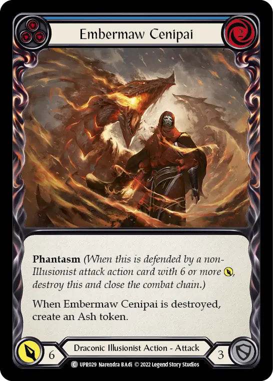 Embermaw Cenipai card image, pitch 3