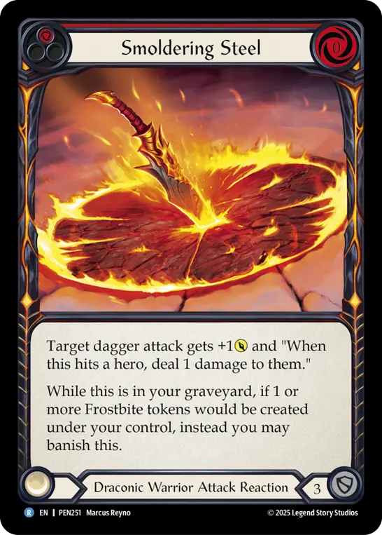 Smoldering Steel card image, pitch 1