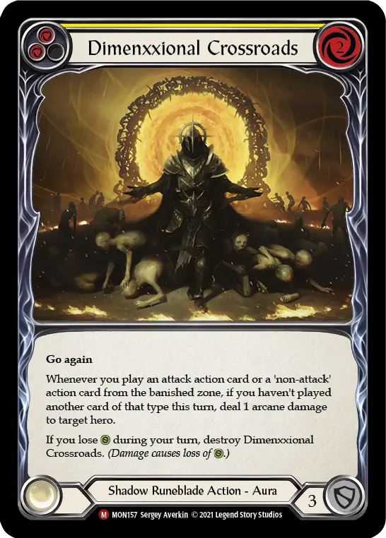 Dimenxxional Crossroads card image, pitch 2