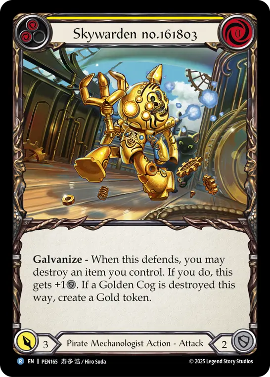 Skywarden no.161803 card image, pitch 2