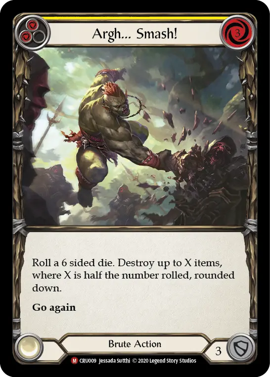 Argh... Smash! card image, pitch 2