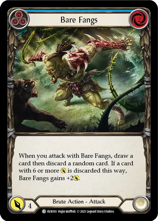 Bare Fangs card image, pitch 3