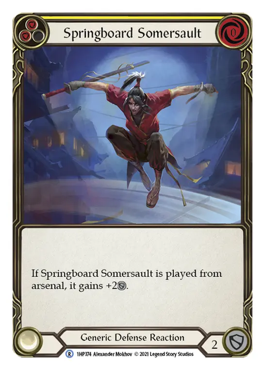 Springboard Somersault card image, pitch 2