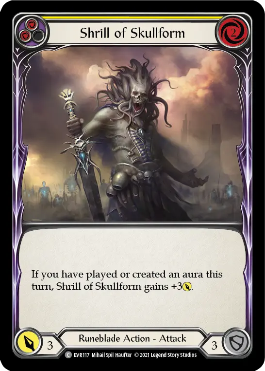Shrill of Skullform card image, pitch 2