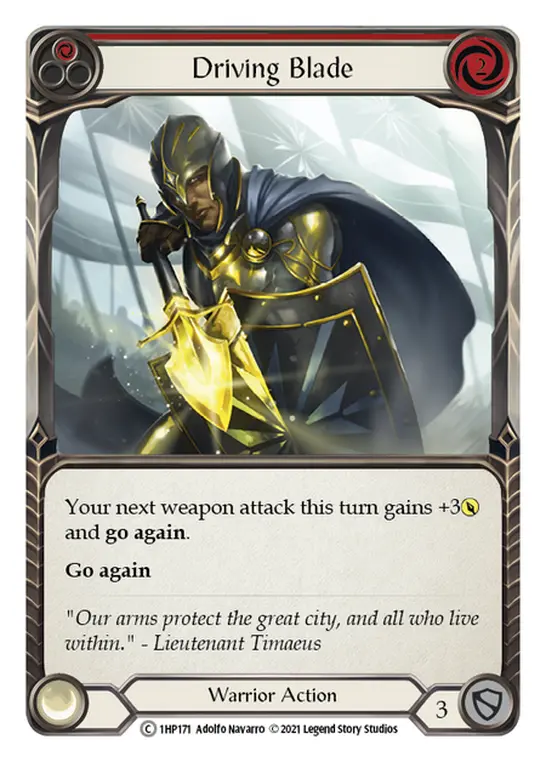 Driving Blade card image, pitch 1