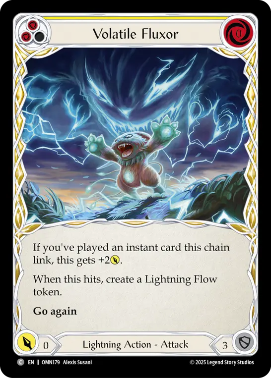 Volatile Fluxor card image, pitch 2