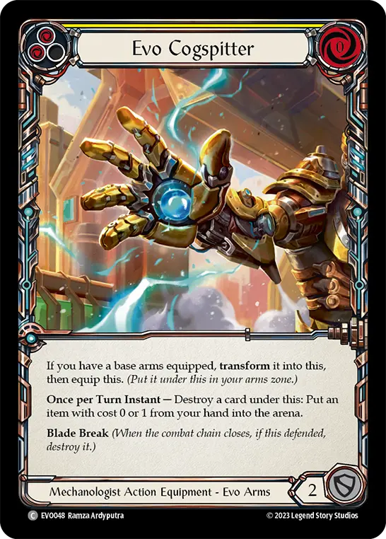 Evo Cogspitter card image, pitch 2