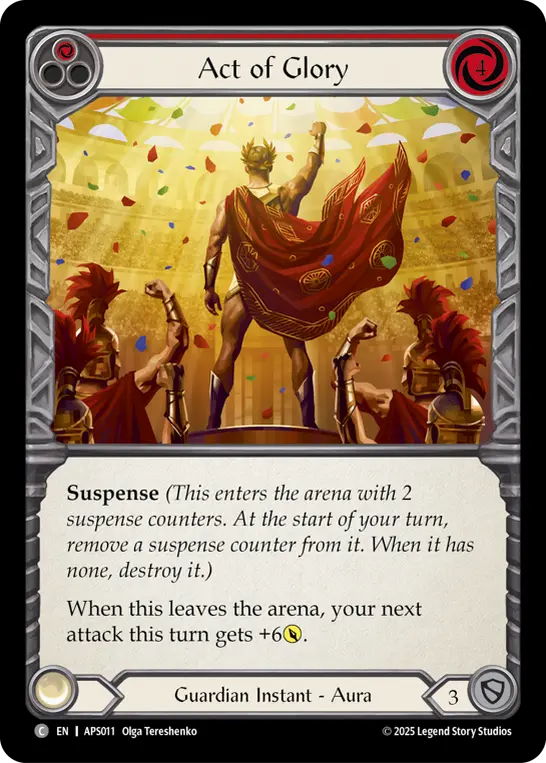 Act of Glory card image, pitch 1