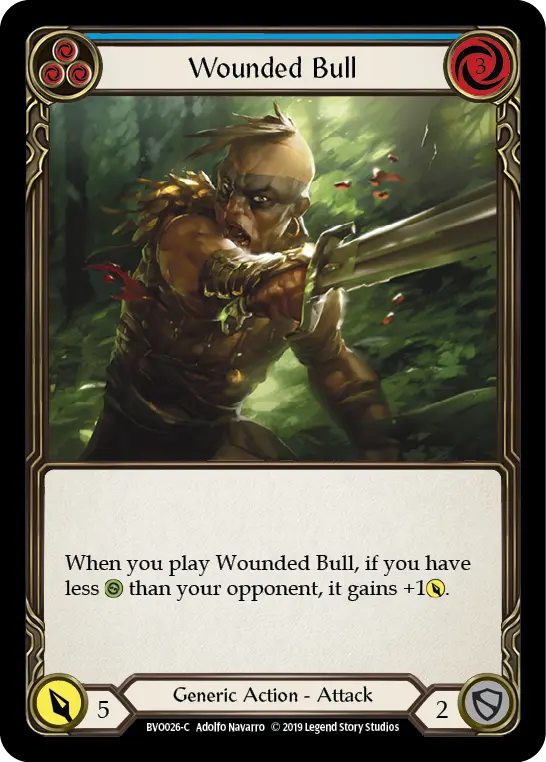 Wounded Bull card image, pitch 3